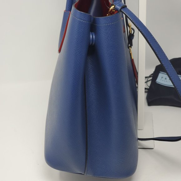 Prada Double Cuir Medium Saffiano Crossbody Bag - Picture 5 of 16